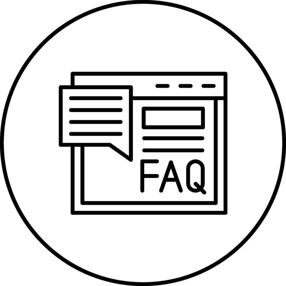 FAQ Vector Icon