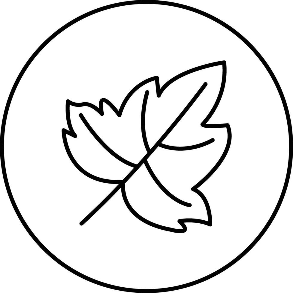 Dry Leaves Vector Icon