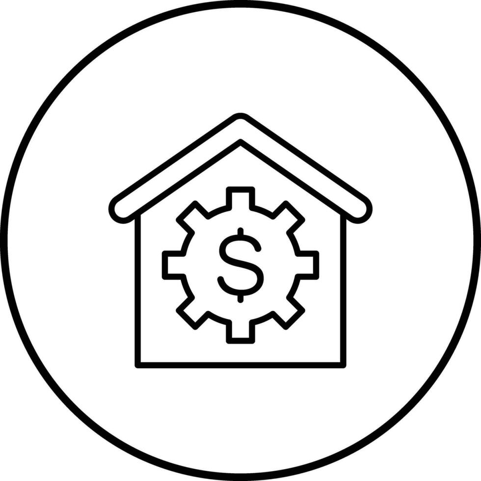 House Price Vector Icon