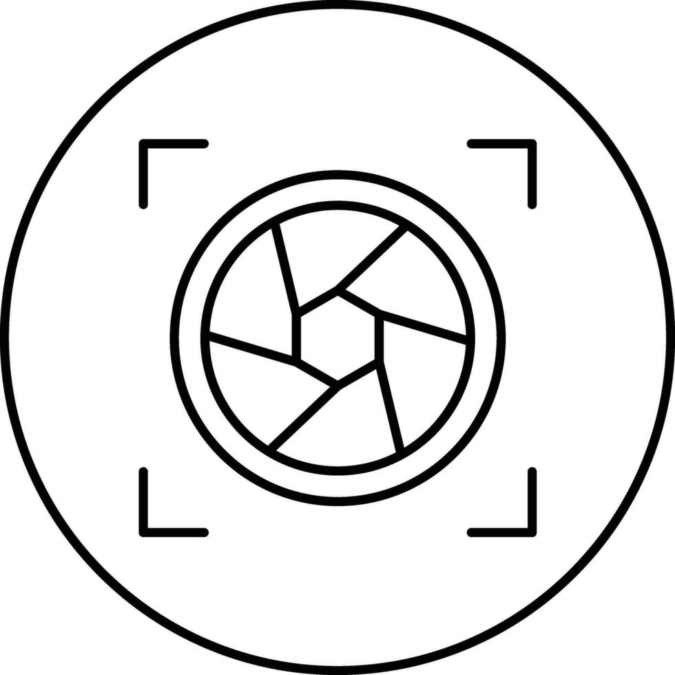 Camera Exposure Vector Icon