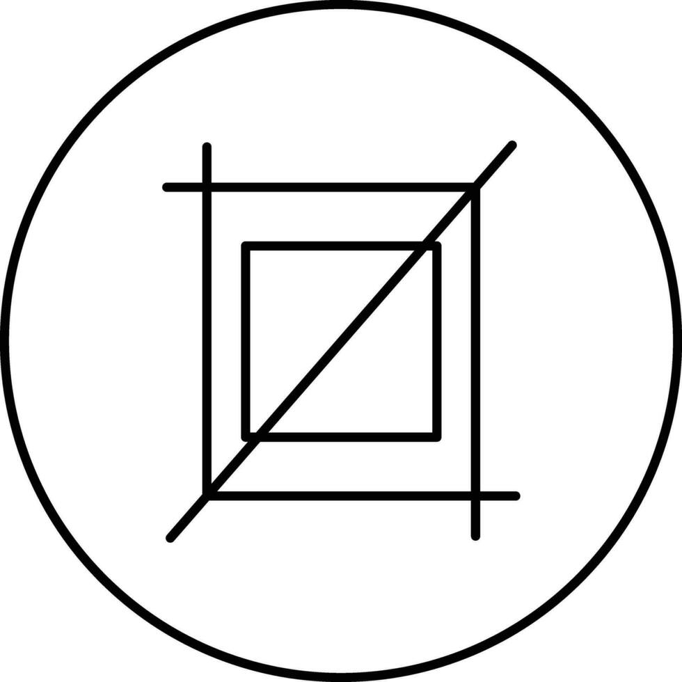 Crop Vector Icon