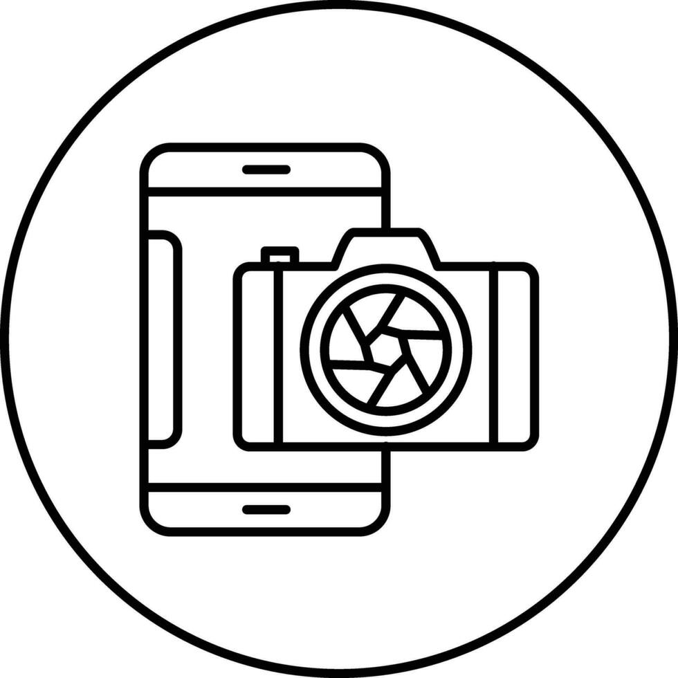 Smartphone Camera Vector Icon