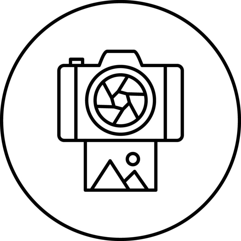 Instant Camera Vector Icon