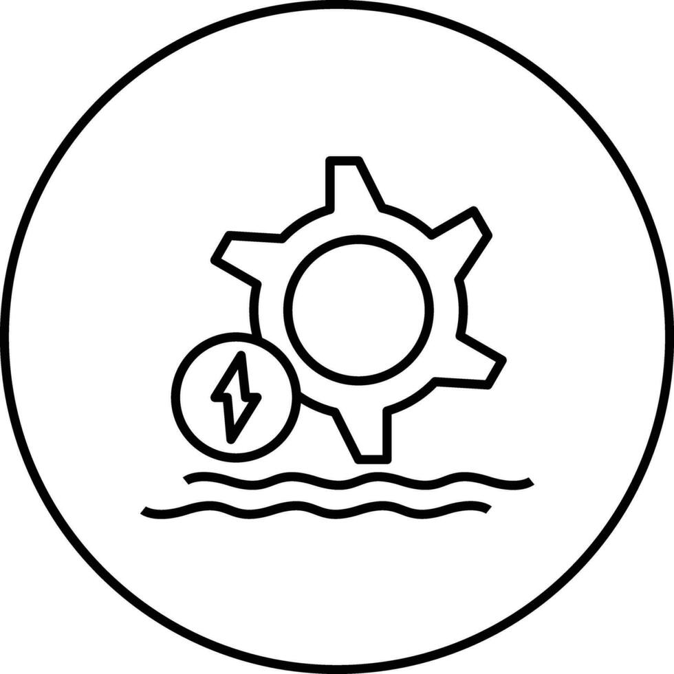 Hydro Power Vector Icon