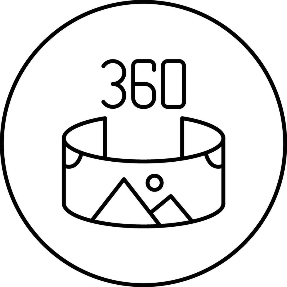 Panoramic Vector Icon