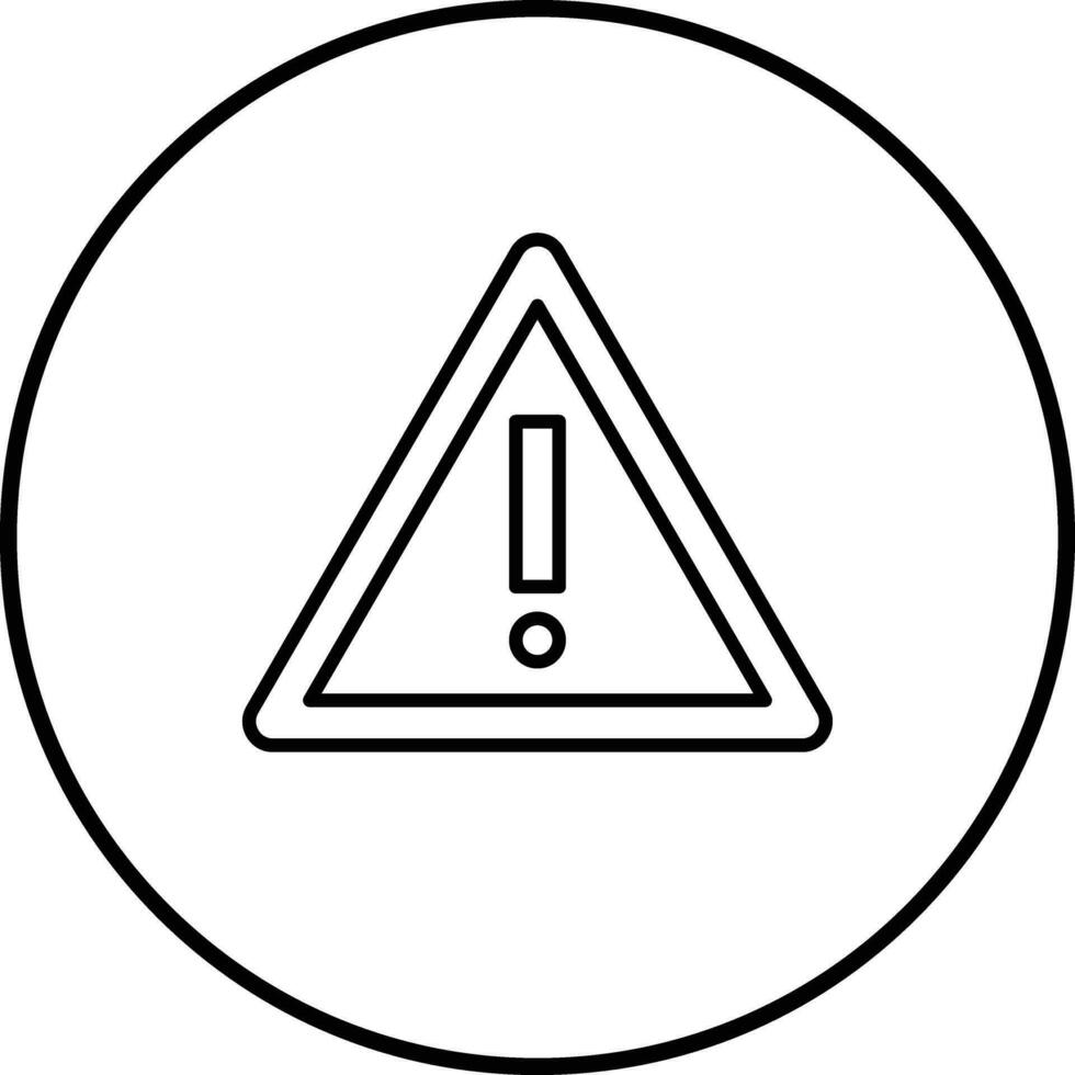 Danger Sign Vector Icon