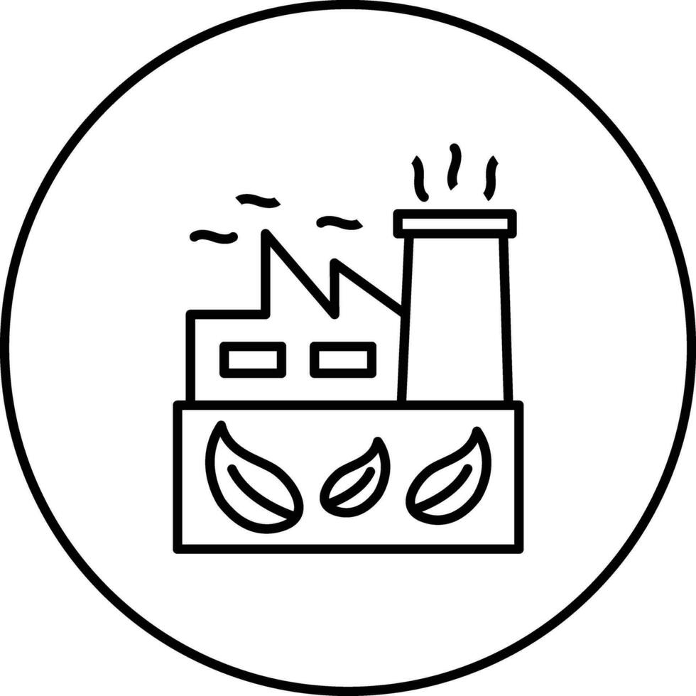 Green Factory Vector Icon