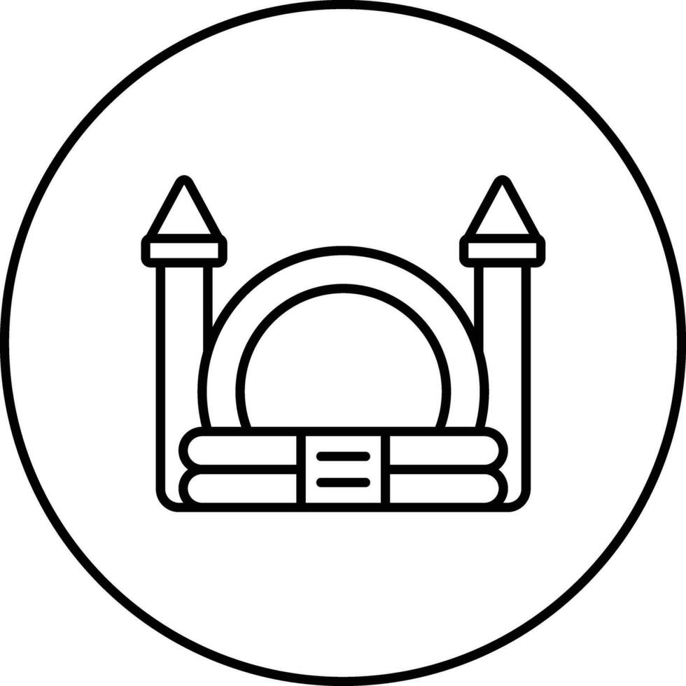 Bouncy Castle Vector Icon
