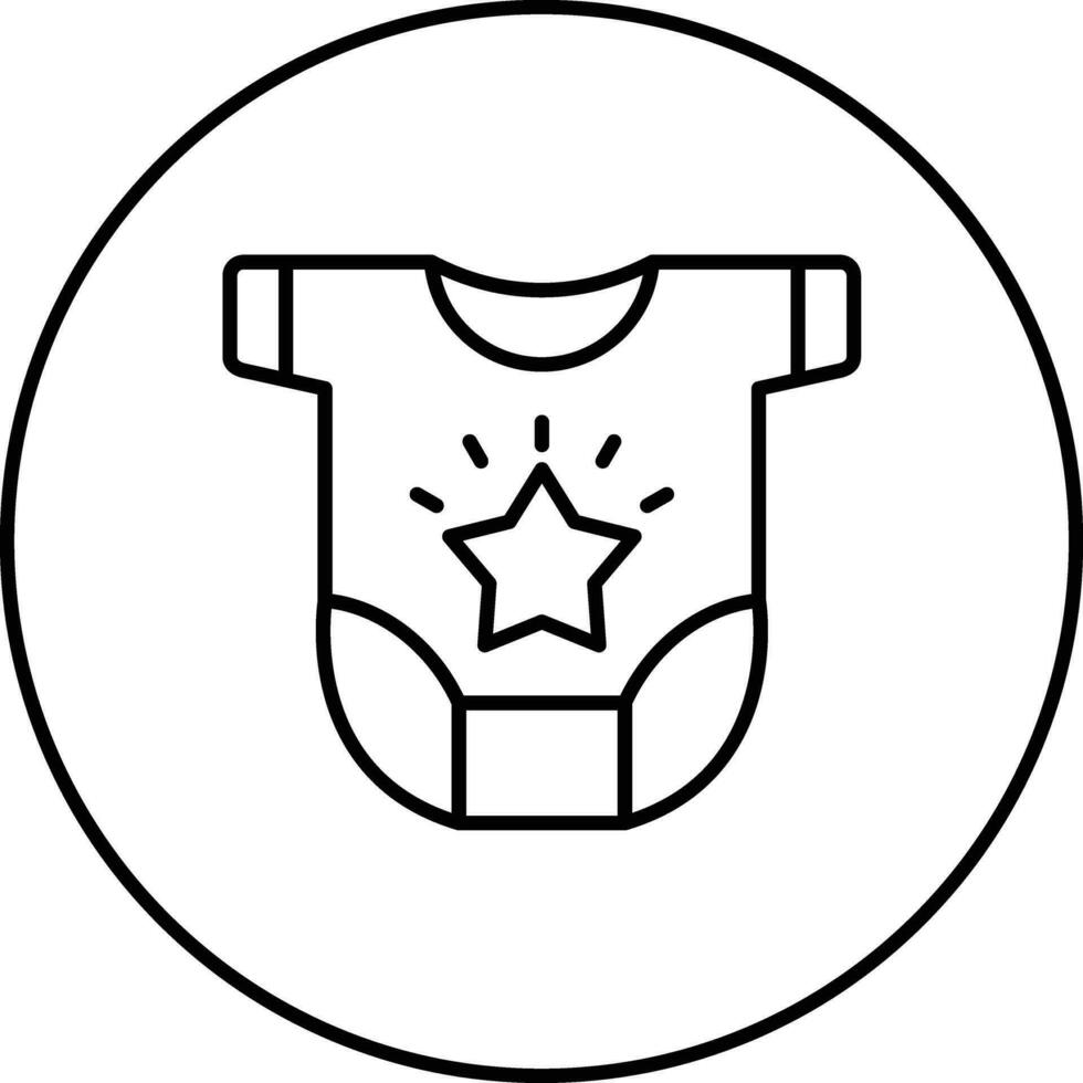 Baby Clothes Vector Icon