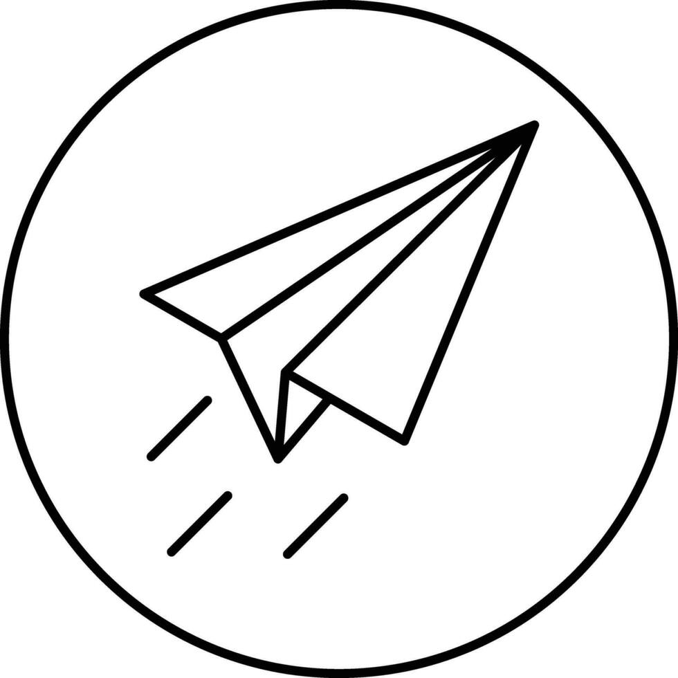 Paper Plane Vector Icon