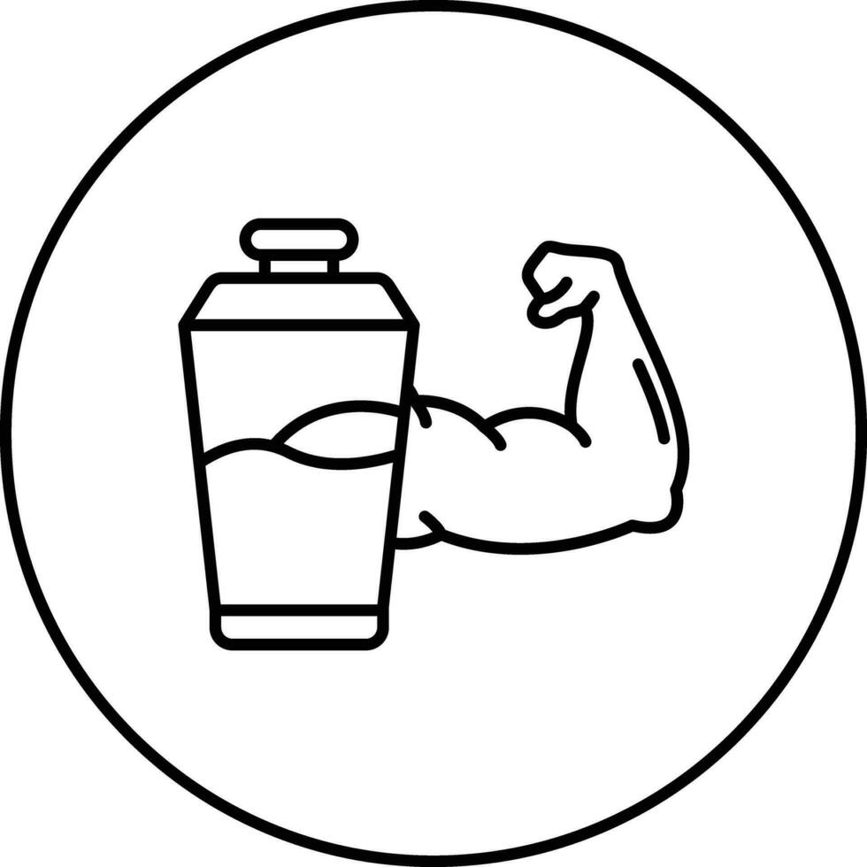 Protein Shake Vector Icon