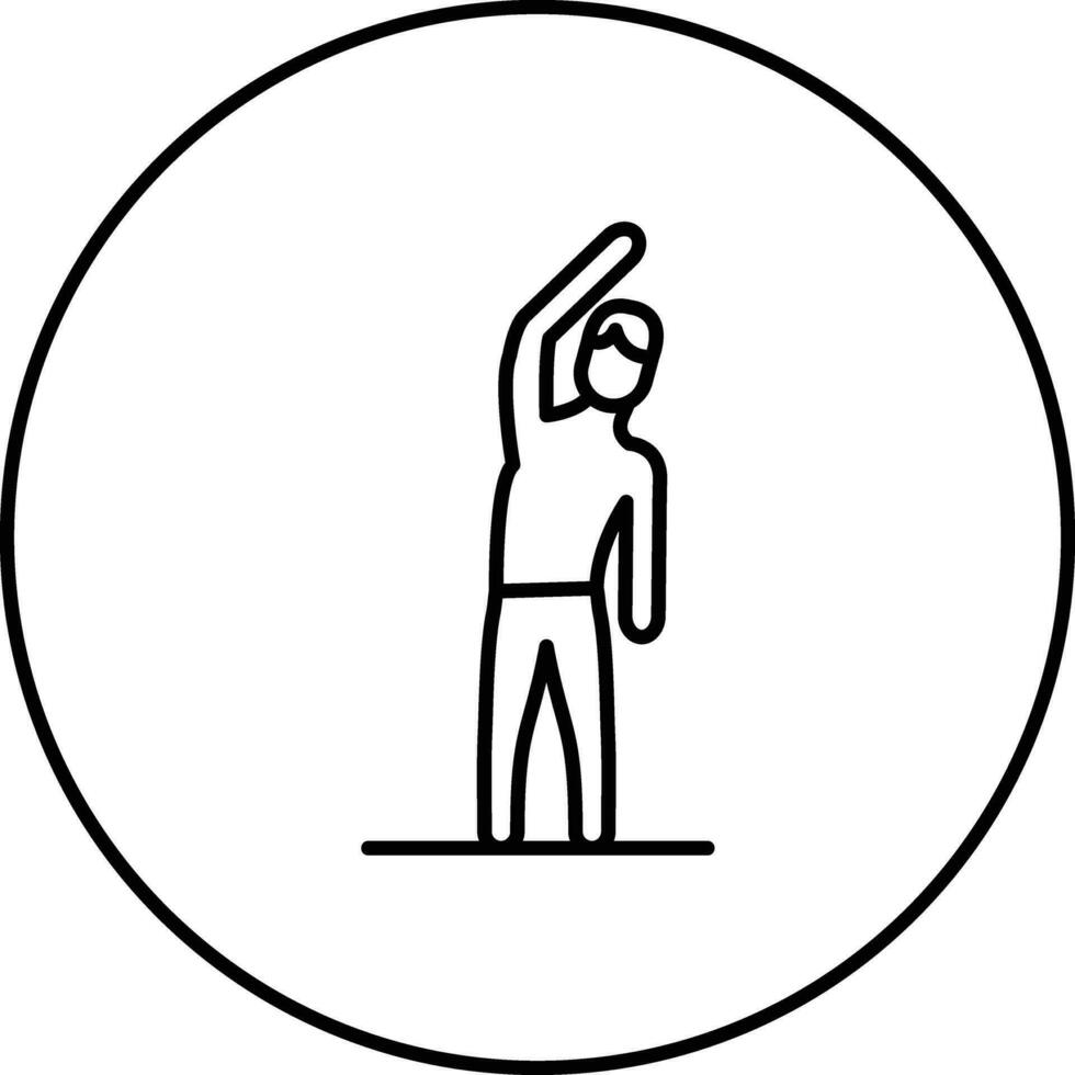 Gym Stretch Vector Icon