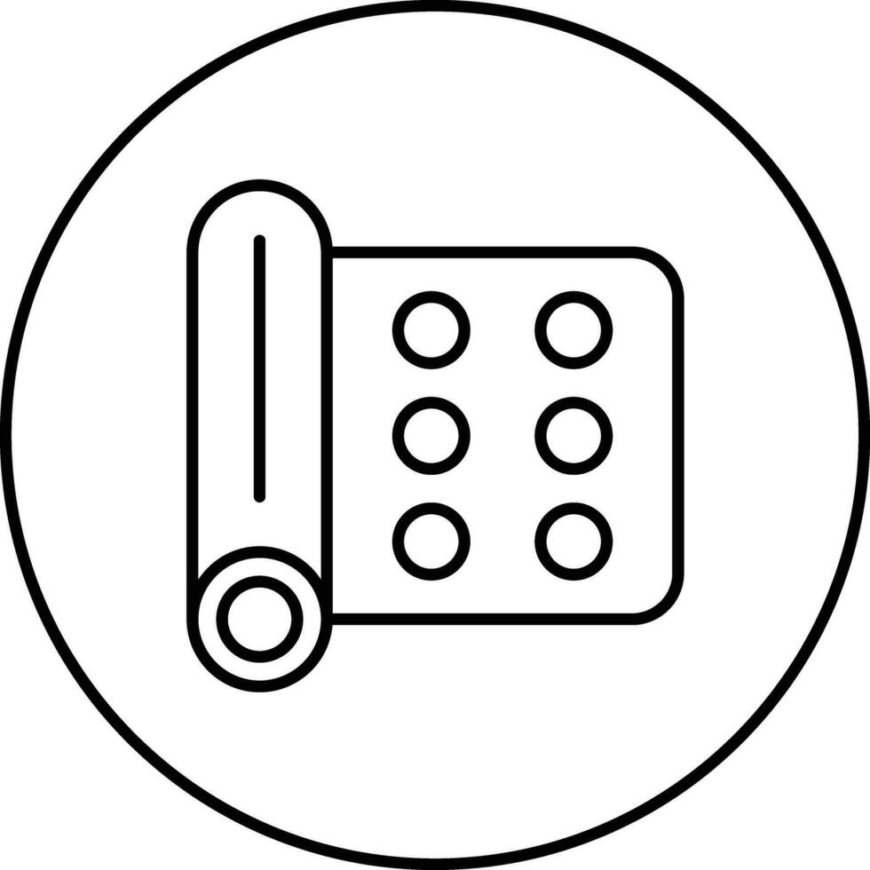Gym Carpet Vector Icon