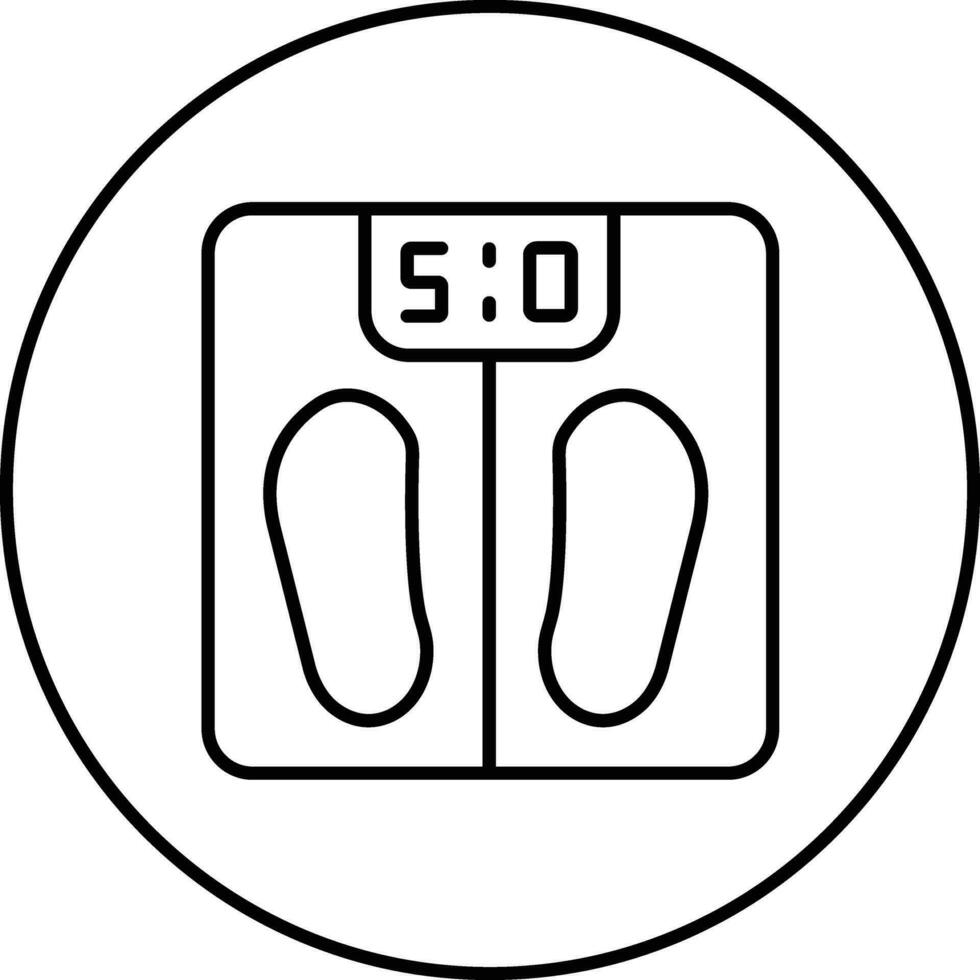 Weight Machine Vector Icon