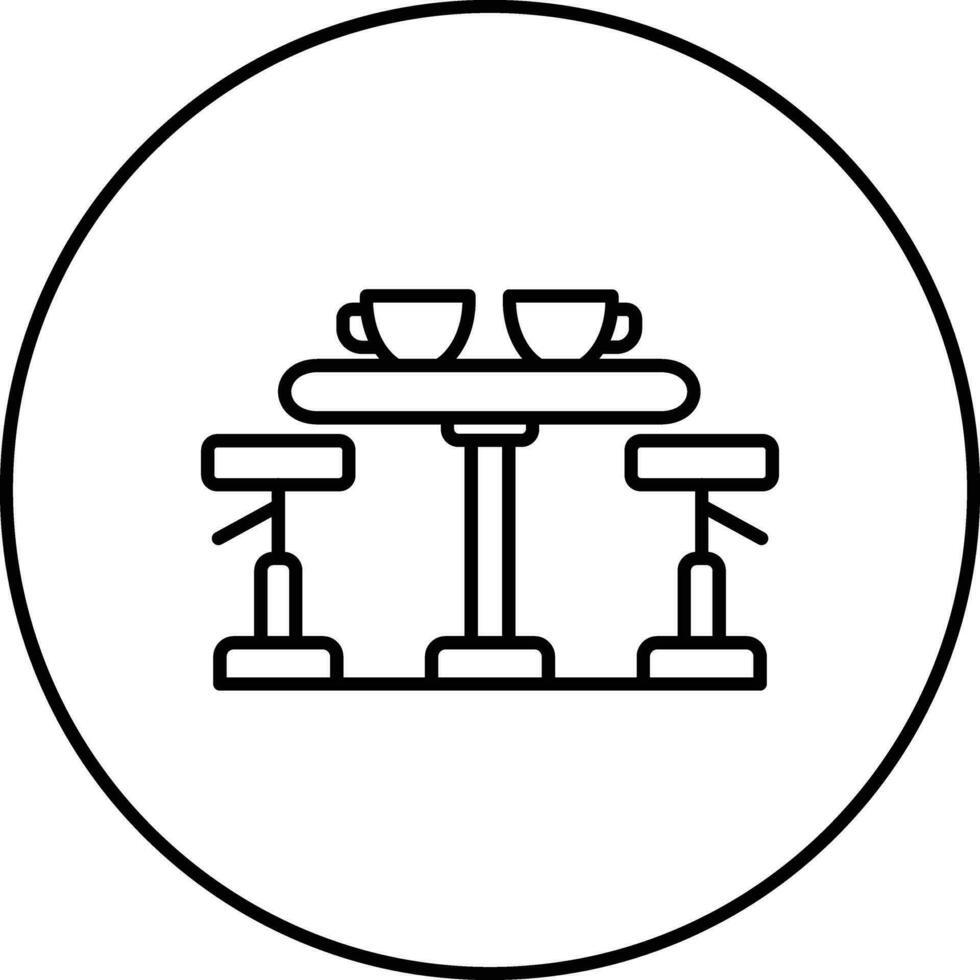 Coffee Table Vector Icon