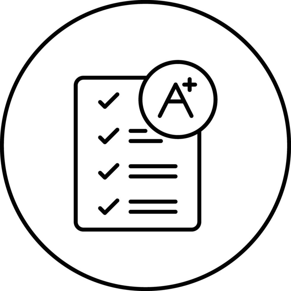 Grade Vector Icon