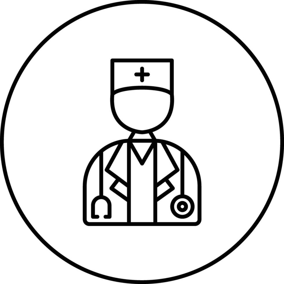 masculino médico vector icono