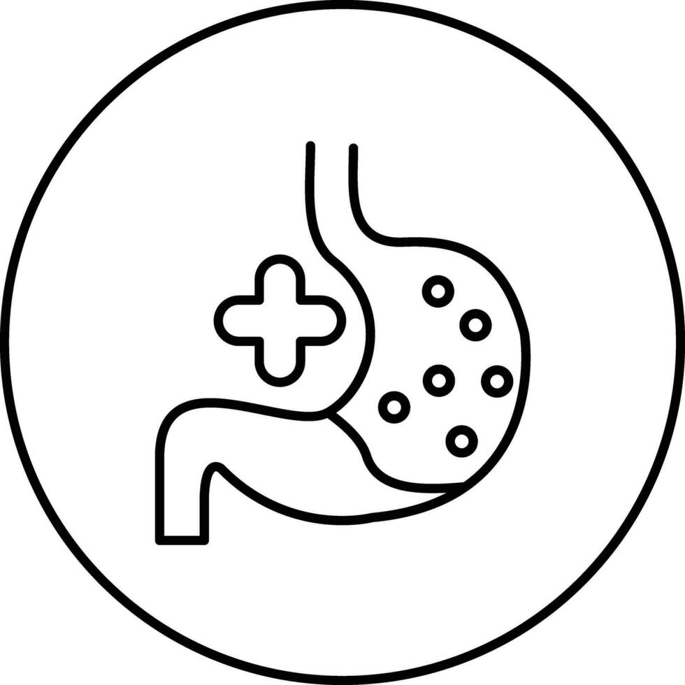 gastroenterología vector icono