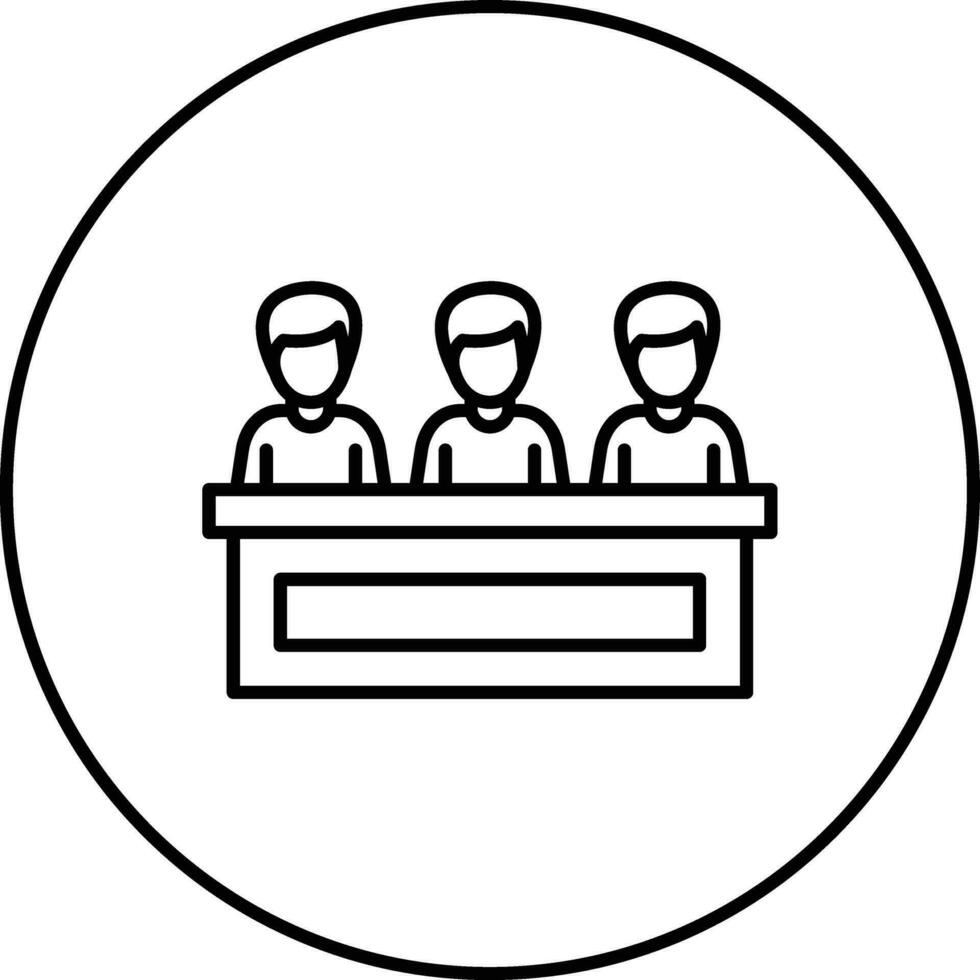 Jury Vector Icon