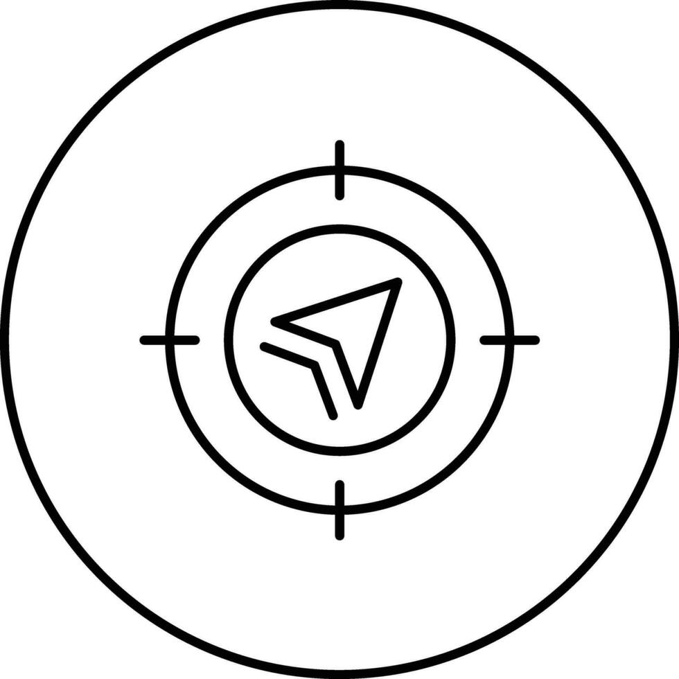 Actual ubicación vector icono