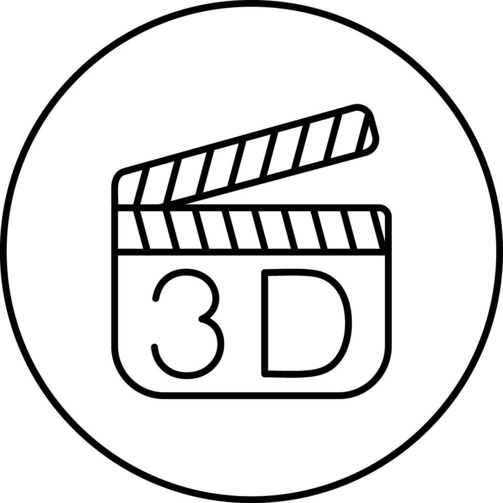 3d Film Vector Icon