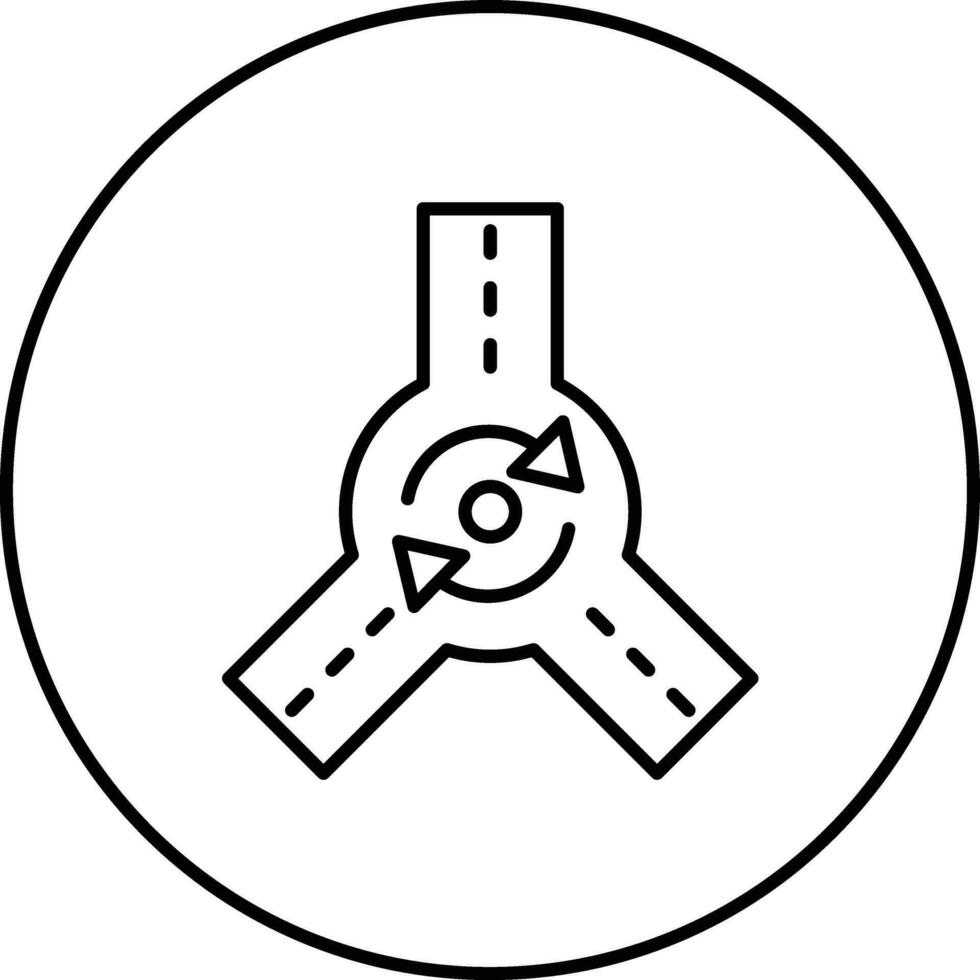 rotonda vector icono