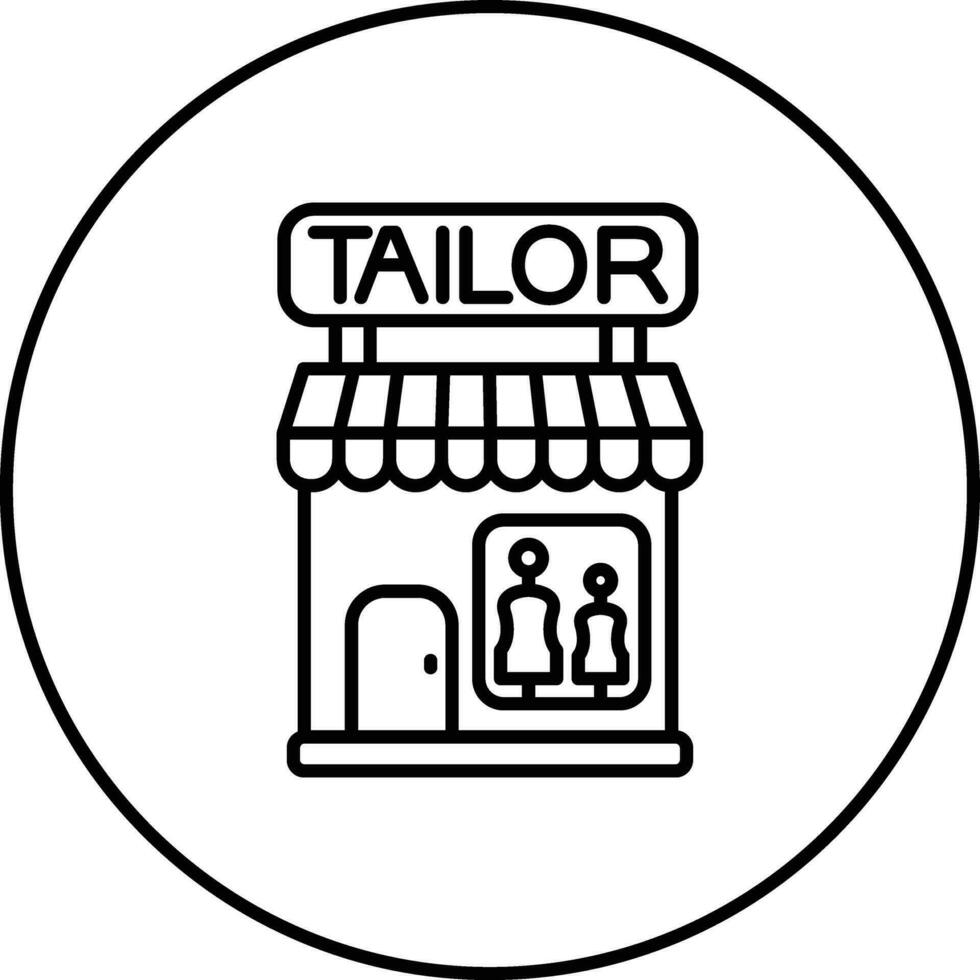 Tailor Shop Vector Icon