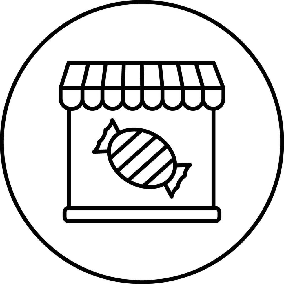 Candy Shop Vector Icon