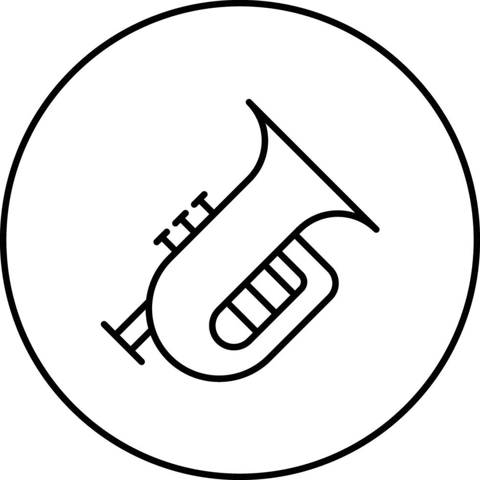 icono de vector de tuba