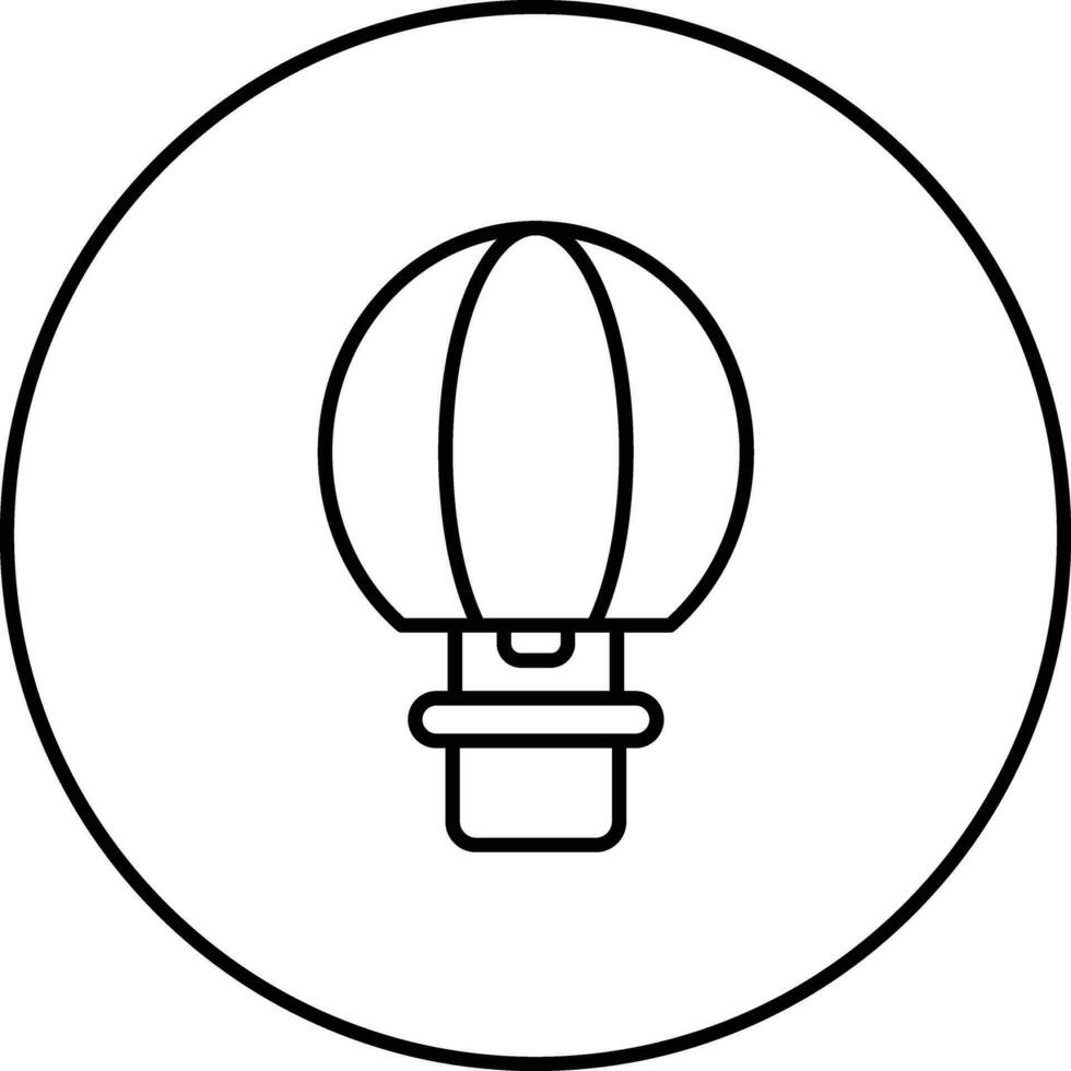 Hot Air Balloon Vector Icon