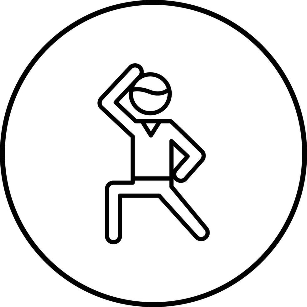 Aerobics Stand Vector Icon