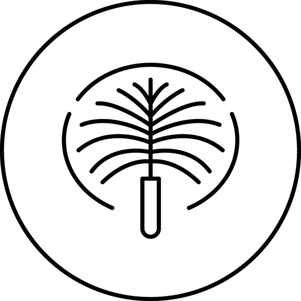 Palm Jumeirah Vector Icon