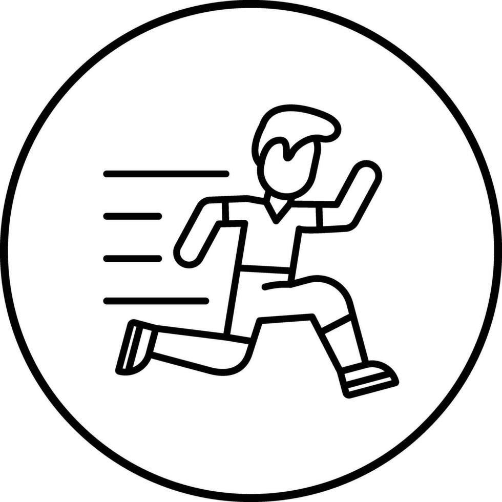 Running Person Vector Icon