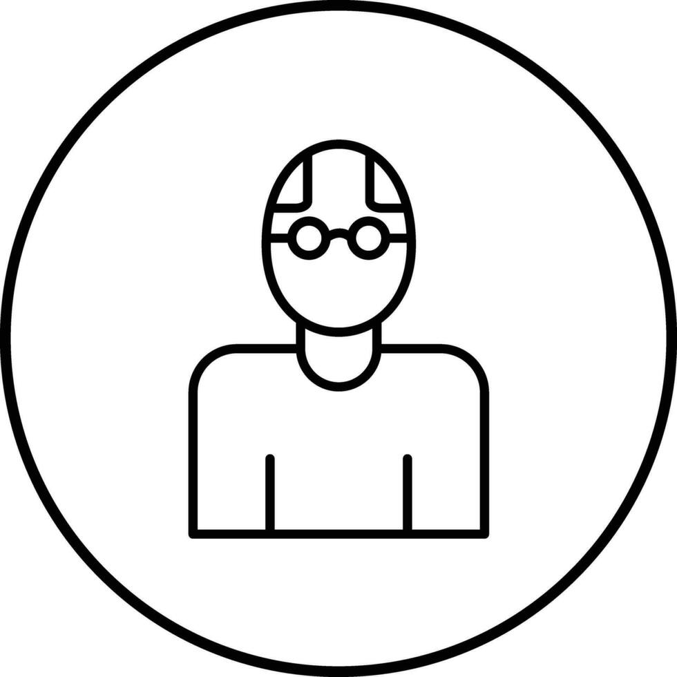 Old Man Vector Icon