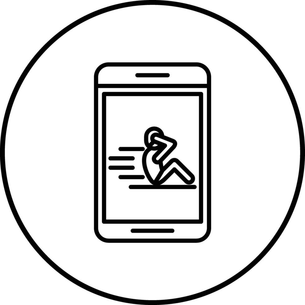 Sit Up Vector Icon