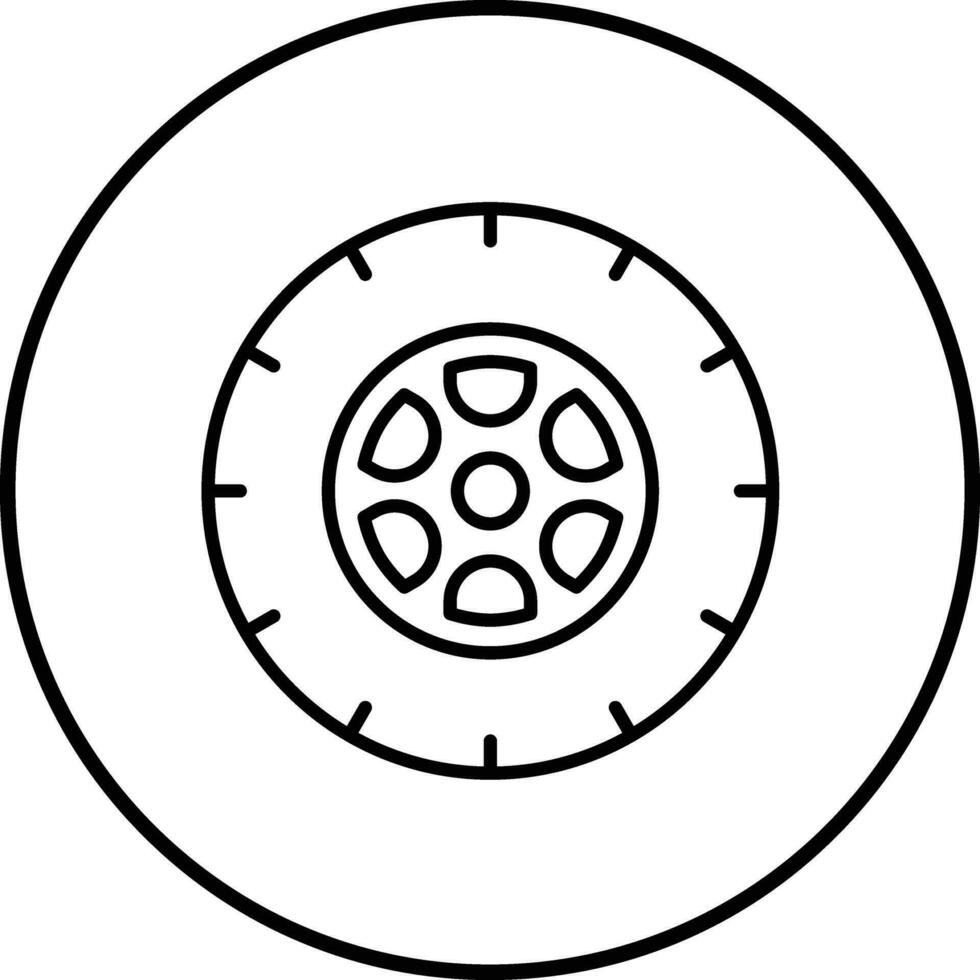 Tire Vector Icon