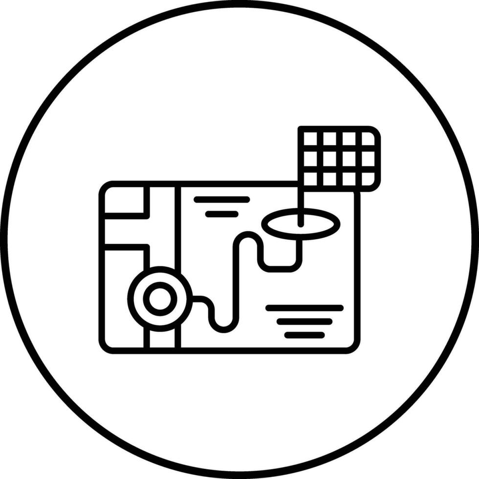 Race Navigation Vector Icon