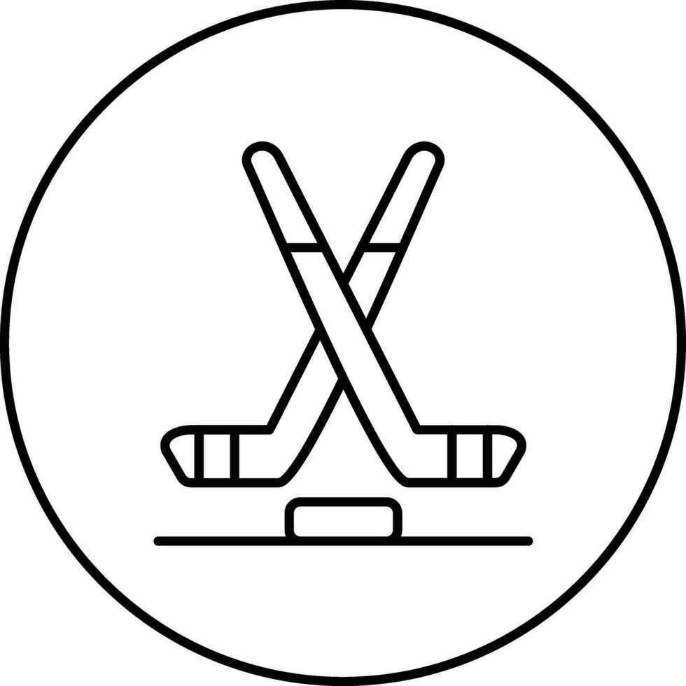 Ice Hockey Vector Icon