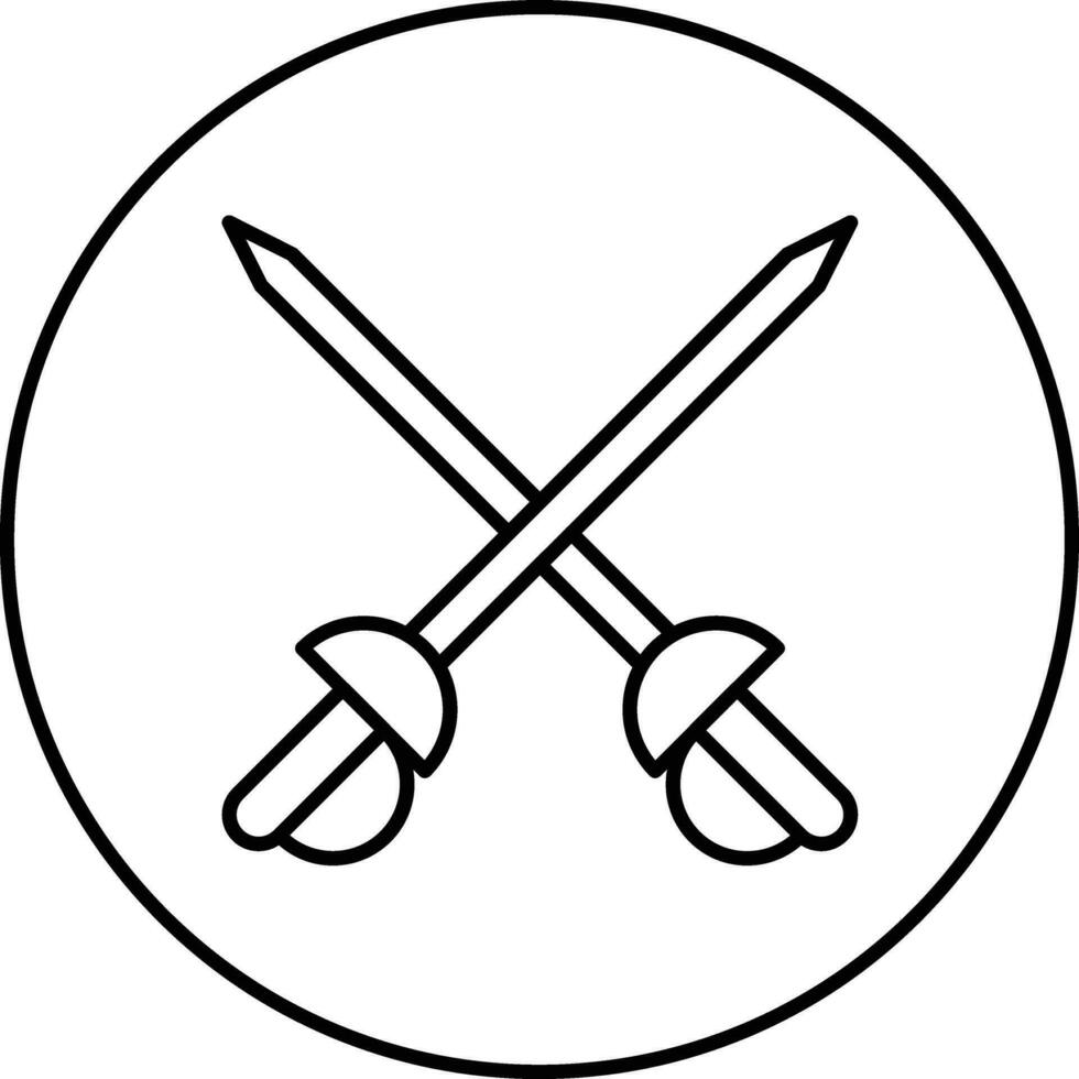 Fencing Vector Icon