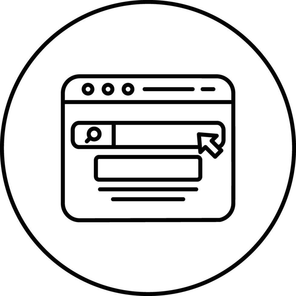 Search Engine Vector Icon