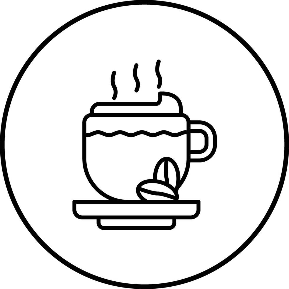 capuchino vector icono