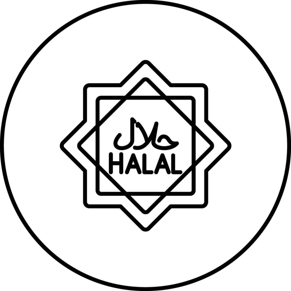 Halal Vector Icon