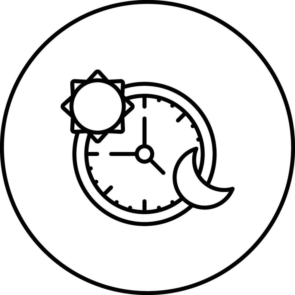 Day and Night Vector Icon