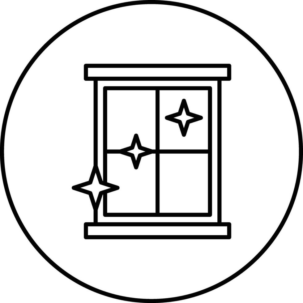 Clean Window Vector Icon