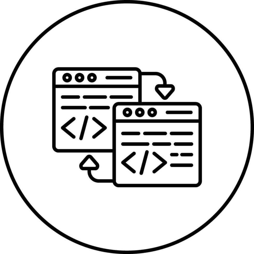 Code Refactoring Vector Icon