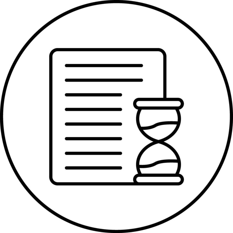 Project Deadline Vector Icon