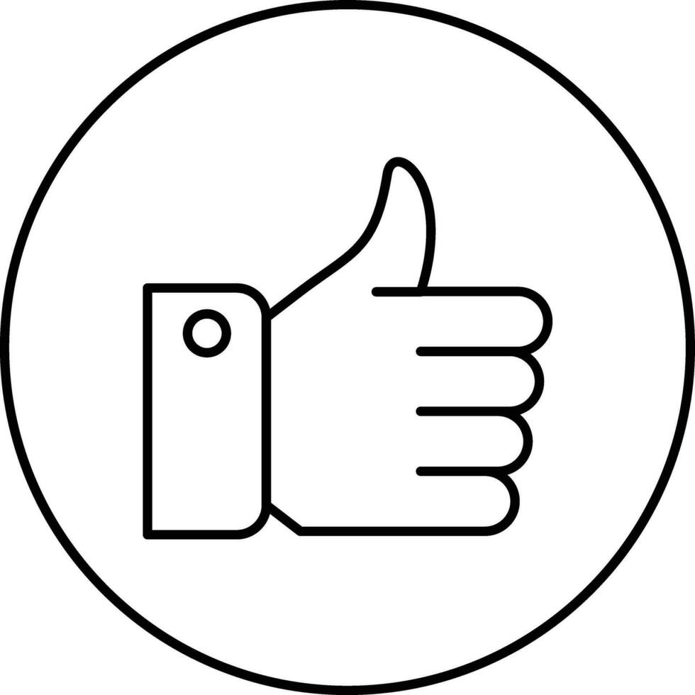 Thumbs Up Vector Icon