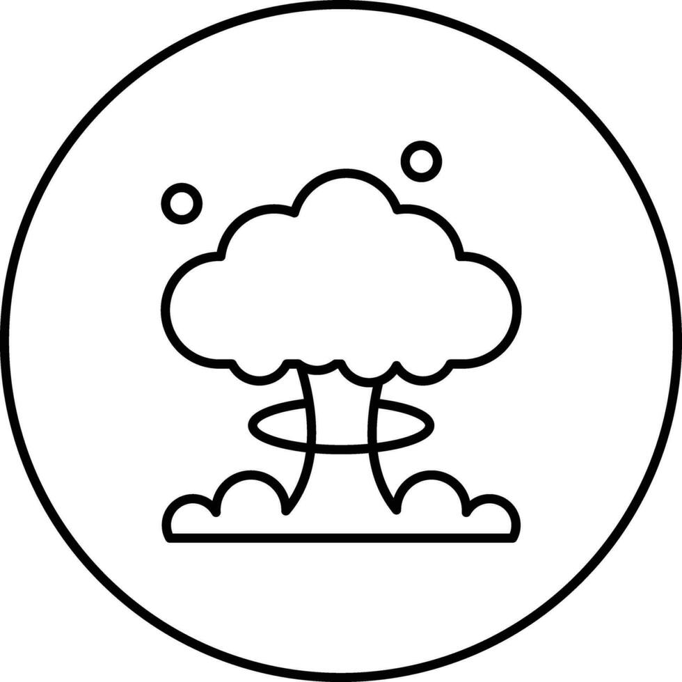 Nuclear Explosion Vector Icon