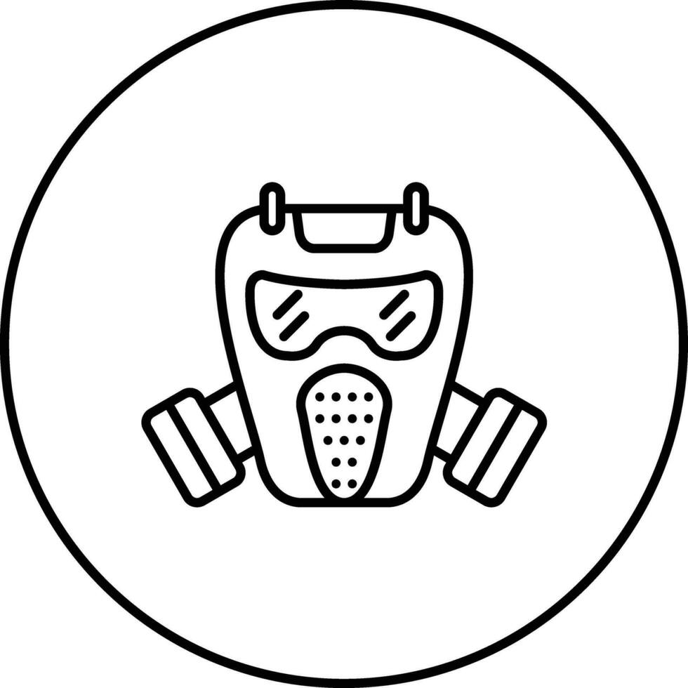Gas Mask Vector Icon