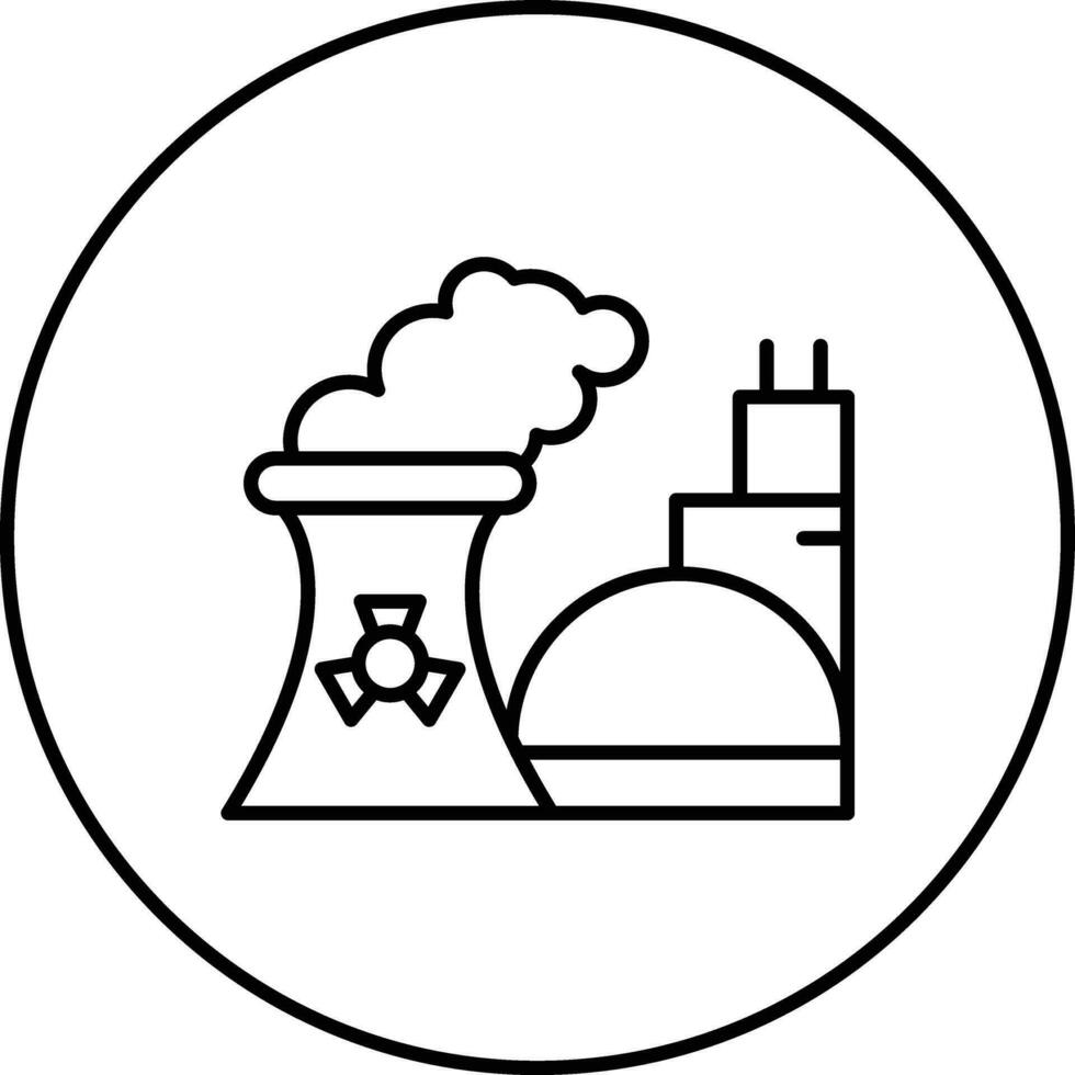 Nuclear Pollution Vector Icon